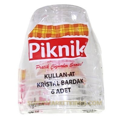 PIKNIK SEFFAF BARD.6LI