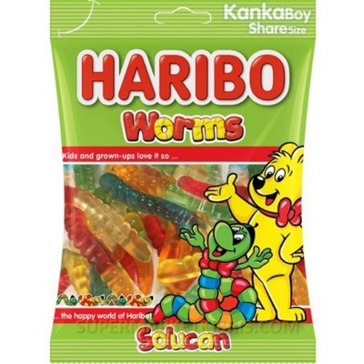 HARİBO WORMS SOLUCAN 70GR