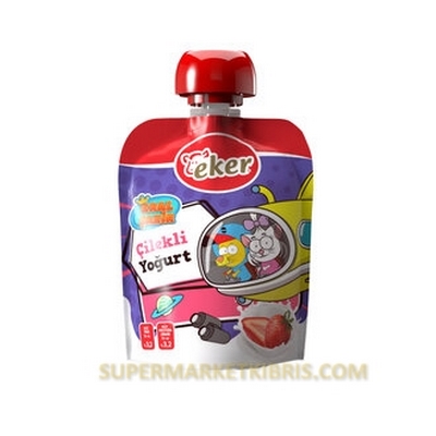 EKER CILEKLI YOGURT 65G