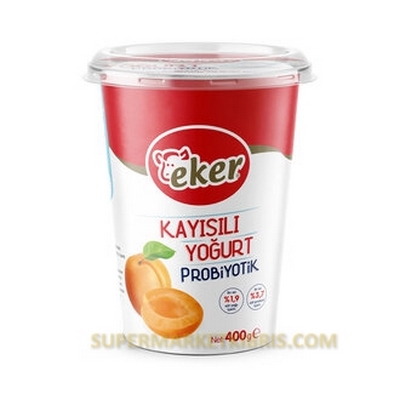 EKER PROBİYOTİK YOĞURT KAYISILI 400G
