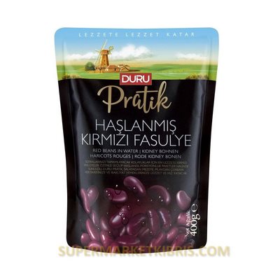 DURU PRATİK HAŞLANMIŞ KIRMIZI FASÜLYE 400GR