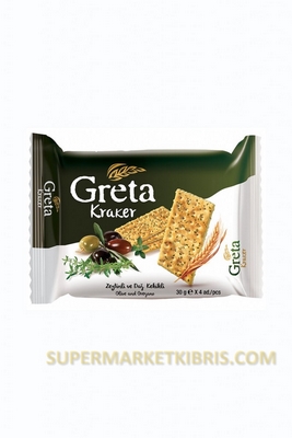GRETA ZEYTİN VE KEKİKLİ KRAKER 30GR