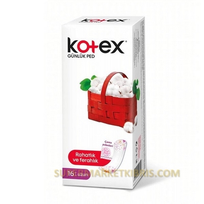 KOTEX ANYDAYS GÜNLÜK PED UZUN 16 ADET