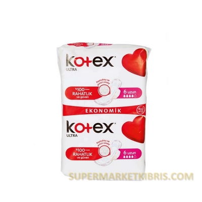 KOTEX ULTRA PED DUBLE UZUN 12Lİ