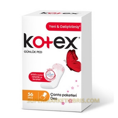 KOTEX LIGHTDAYS PARFUMLU 56LI