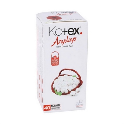 KOTEX ANYDAYS PARFUMLU NORMAL 34LU