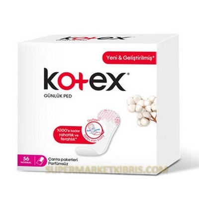 KOTEX ANYDAYS GÜNLÜK PED NORMAL 56 ADET