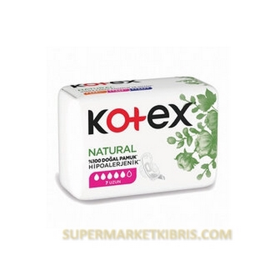 KOTEX NATURAL UZUN 7Lİ