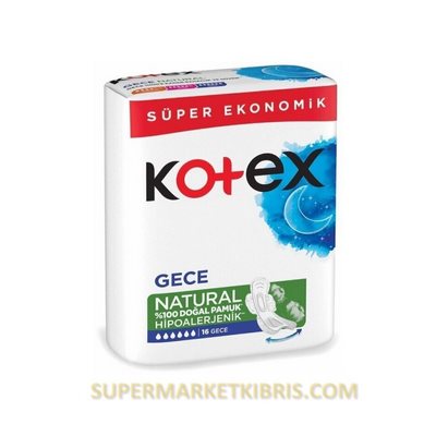 KOTEX NAT QUADR GECE