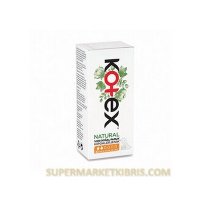KOTEX LIGHTDAYS NATURAL INCE