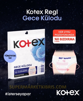 KOTEX REGL GECE KÜLODU 2Lİ