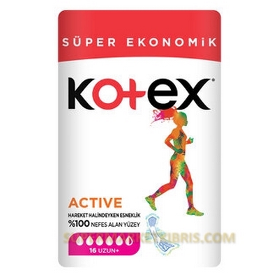 KOTEX ACTIVE QUADRO UZUN