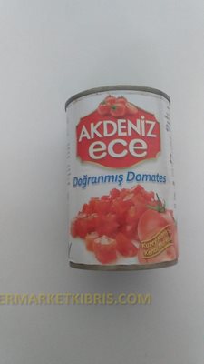 AKDENİZ ECE DOĞRANMIŞ DOMATES 400GR