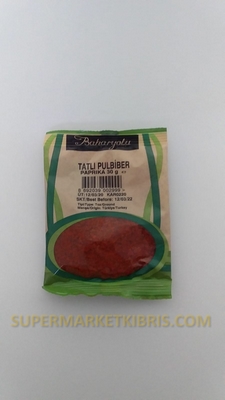 BAHARYOLU TATLI PUL BİBER 30 G