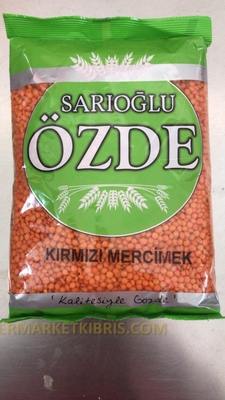 SARIOGLU MERCIMEK KIRMIZI 800GR