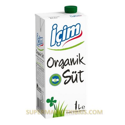 İÇİM ORGANİK SÜT 1 LİTRE