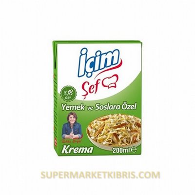 İÇİM 200ML YEMEKLİK KREMA