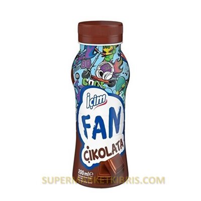 İÇİM SÜT FAN ÇIKOLATALI 200ML