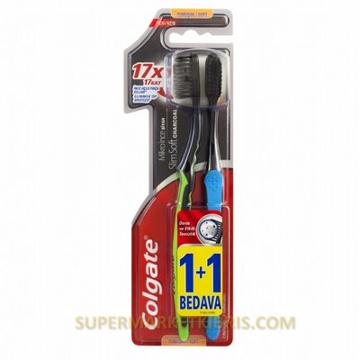 COLGATE DİŞ FIRÇASI MİKRO İNCE SİYAH 2Lİ