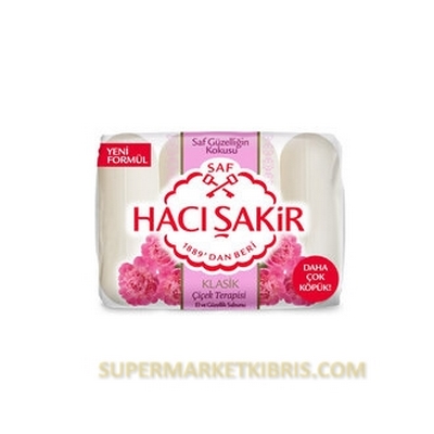 HACI ŞAKİR GÜZELLİK SABUNU ÇİÇEK TERAPİSİ 4*70GR
