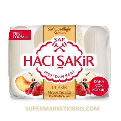 HACI ŞAKİR GÜZELLİK SABUNU TROPİK 4*70GR