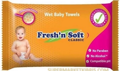 FRESH N SOFT KLASİK ISLAK BEBEK MENDİLİ