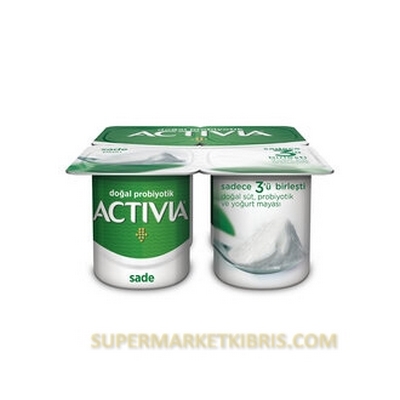 ACTİVİA DOĞAL PROBİYOTİKLİ SADE 4X100GR