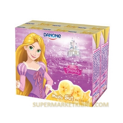 DANONE 6 LI HEDİYELİ SÜT MUZLU 180ML
