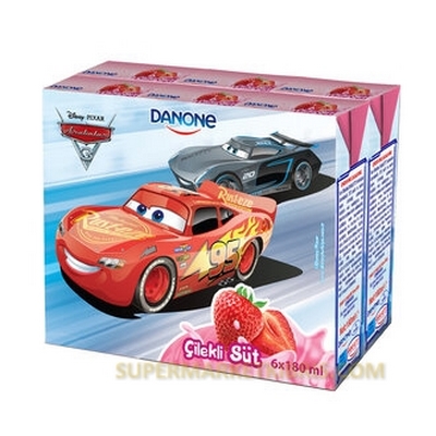 DANONE ÇİLEKLİ SÜT 180ML X 6 ADET