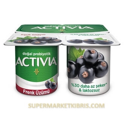 DANONE ACTIVIA FRENK ÜZÜMÜ 4*110 GR