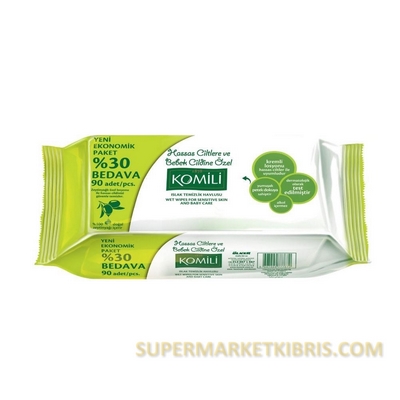 KOMILI ISLAK HAVLU SENSETME 90LI