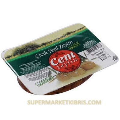 TUKAS- CEM ZEYTIN CIZIK YESIL 280GR