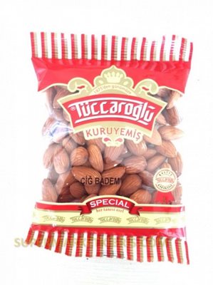 TÜCCAROĞLU ÇİĞ BADEM 130GR