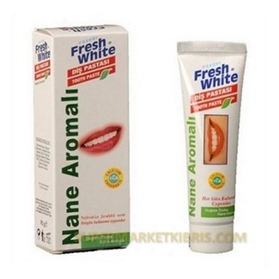 FRESH WHITE DİŞ PASTASI NANE AROMALI 90GR