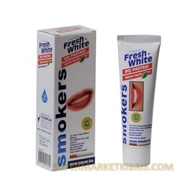 FRESH WHITE DİŞ PASTASI SMOKERS 90GR