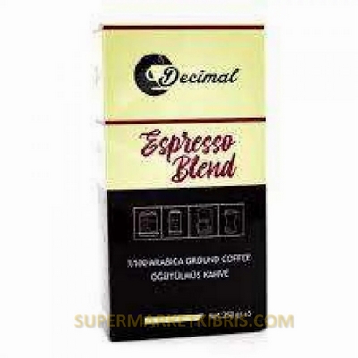 DECİMNAL ÖGÜTÜLMÜŞ FİLTR KAHVE
