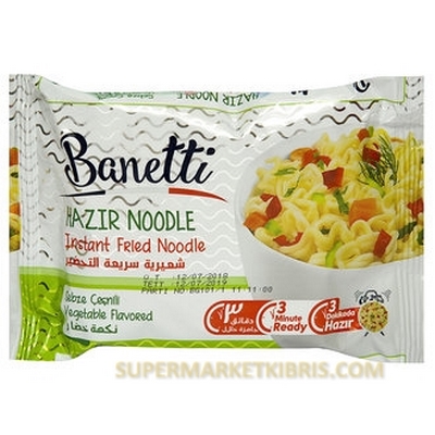 BANETTI SEBZE NOODLE 75GR