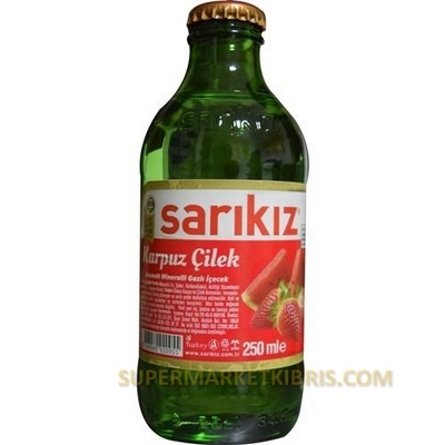 SARIKIZ KARPUZ&ÇİLEK AROMALI SODA 250ML
