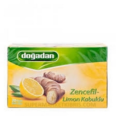 DOĞADAN ZENCEFIL LIMON KABUKLU