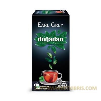 DOĞADAN EARL GREY BARDAK POŞET SİYAH ÇAY 25 ADET 50GR