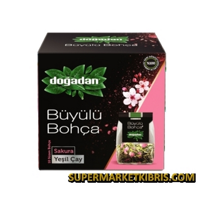 DOĞADAN BÜYÜLÜ BOHÇA SAKURA YEŞİL ÇAY 10 ADET
