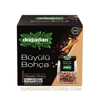 DOĞADAN BÜYÜLÜ BOHÇA MASALA CHAİ SİYAH ÇAY 10 ADET