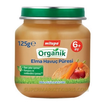 MILUPA ORGANIK ELMALI 125GR