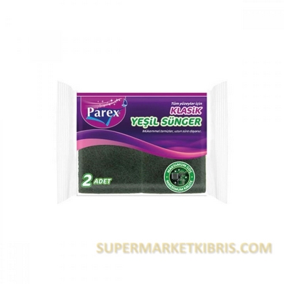 PAREX SÜNGER KLASİK YEŞİL 2 Lİ