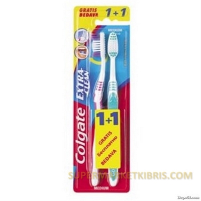 COLGATE DİŞ FİRÇASI EXTRA CLEAN 1+1 2 Lİ