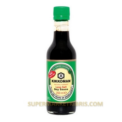 KIKKOMAN LESS SALT 250ML