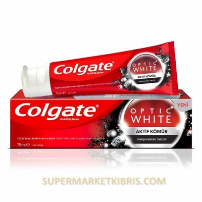 COLGATE DİŞ MACUNU OPTİC WHİTE KÖMÜR 75 ML