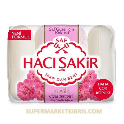 HACI ŞAKİR GÜZELLİK SABUNU ELEGAN 4 ADET X 70GR