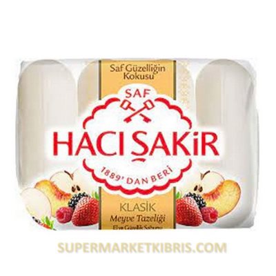 HACI ŞAKİR GÜZELLİK SABUNU TROPİK 4 ADET X 70GR