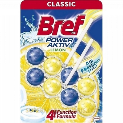 BREF POWER AKTİV LİMON WC TEMİZLEYİCİ BLOK 2 Lİ 